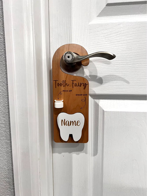 Tooth Fairy Door Hanger Tooth Fairy Money Holder Tooth Fairy Pick up Box Cute Lost Tooth Holder Teeth Case for Lost Tooth Gifts