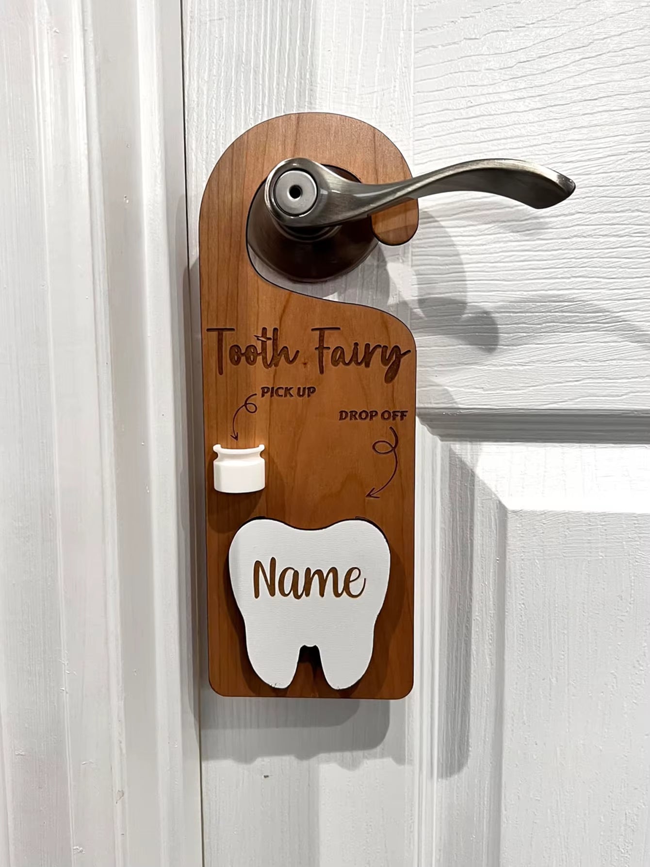 Tooth Fairy Door Hanger Tooth Fairy Money Holder Tooth Fairy Pick up Box Cute Lost Tooth Holder Teeth Case for Lost Tooth Gifts